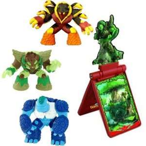 Gormiti Elemental Fusion   5cm Figure 3 Pack with Pop Up Explosion 