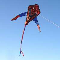 New Spider Man Shaped Kite 50 Wingspan Super Hero Hard To Find 