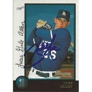  Luke Allen Signed Los Angeles Dodgers 1998 Bowman Card 