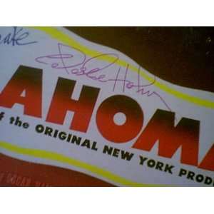  & Alfred Drake Oklahoma! 1955 LP Signed Autograph Original Cast 