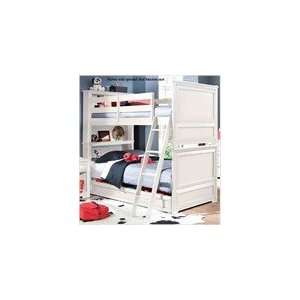  Lea Reflections Twin Over Twin Bunk Bed   Aspen White 