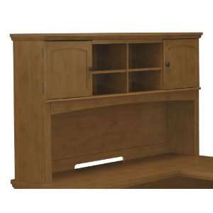   Furniture Grove Park Computer Desk Hutch in Maple: Office Products
