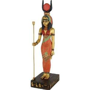  Egyptian Isis Standing, 14H Statue Sculpture