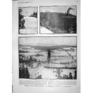  1907 NORWAY SKI JUMPING CHRISTIANIA SWAZI SENHOR FRANCO 