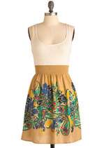 Seventies Luau Dress  Mod Retro Vintage Dresses  ModCloth