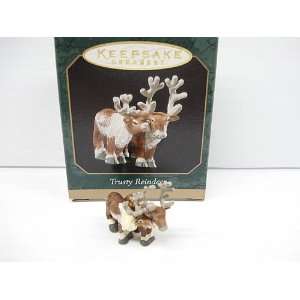  Hallmark Ornament 1994 Miniature Trusty Reindeer