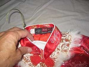   EMPRESS COSTUME DRESS UP 18 24 2T REAL CHINA ADOPTION JACKET RED