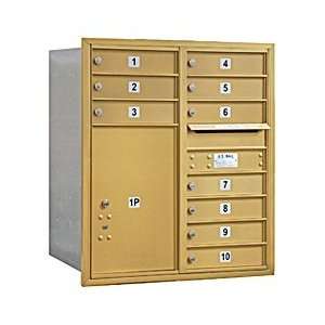 Mailbox   9 Door High Unit (34 Inches)   Double Column   10 MB1 Doors 
