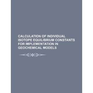  Calculation of individual isotope equilibrium constants 