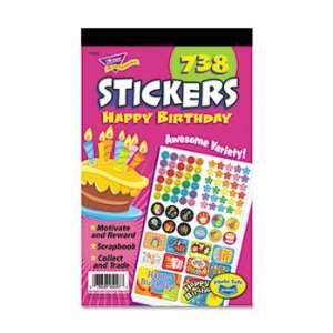  TREND® Happy Birthday Sticker Pad STICKERS,HAPPY BIRTHDAY 