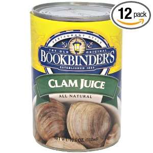 Bookbinders (Old Original) Clam Juice, 10.5 Ounce (Pack of 12)  