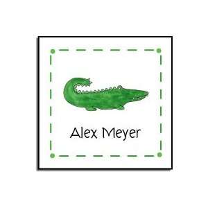  personalized vinyl labels ? green gator