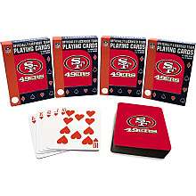 Pro Specialties San Francisco 49ers Playing Cards  4 Pack   NFLShop 