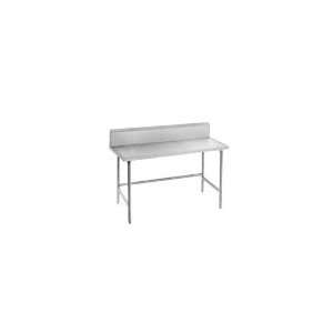 Advance Tabco TVKS 307   84 in Work Table, 16/304 Stainless Top w/ 10 