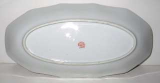 ANTIQUE NIPPON MORIAGE LUSTER 3 DIVIDED RELISH DISH  