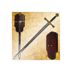  Premium Excalibur Sword w/ Plaque for Wall Display Sports 