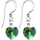   Crystal Heart May Birthstone Earrings MADE WITH SWAROVSKI ELEMENTS