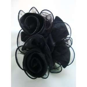  Black Rose Bud Claw Hair Clip: Everything Else