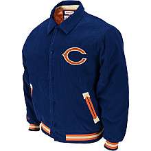 Mitchell & Ness Chicago Bears Cut Back Corduroy Jacket   