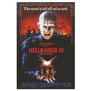  Hellraiser III Hell on Earth Movie Poster, 26.5 x 39.5 