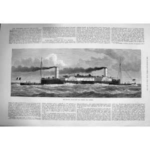    1875 Bessemer Saloon Ship Crossing English Channel