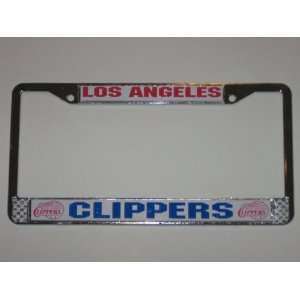  LOS ANGELES CLIPPERS Durable Metal LICENSE PLATE FRAME 