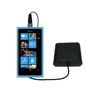 Portable Emergency AA Battery Charge Extender for the Nokia Lumia 800 