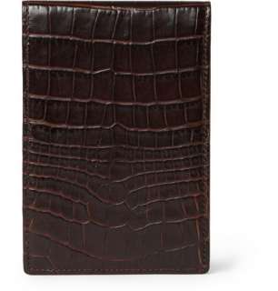   Accessories  Books  Books  Crocodile Embossed Leather Notepad