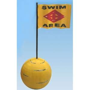  Wooden Swim Area Signal Buoy 16