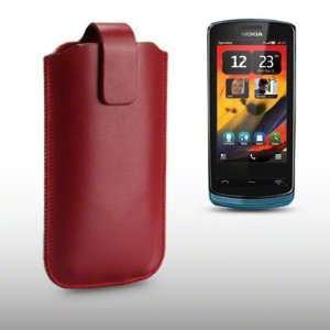    NOKIA 700 PU LEATHER CASE BY CELLAPOD CASES RED Electronics