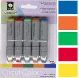 CRICUT Accessories   Color Ink Cartridges Primary   New 093573604195 