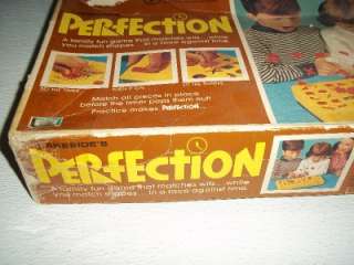   1973 LAKESIDE PERFECTION GAME~100% SHAPES COMPLETE~SUPER VINTAGE GAME