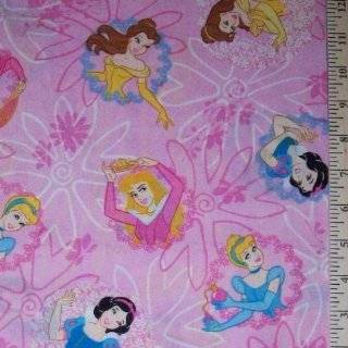 44 Fabric Disney Princess Pal Lace Frames Fabric By the Yard