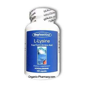  L Lysine   Free Form Amino Acid   500 Mg   100 Vegetarian 