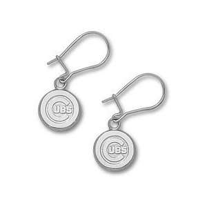  Chicago Cubs Sterling Silver Dangle Earrings: Sports 
