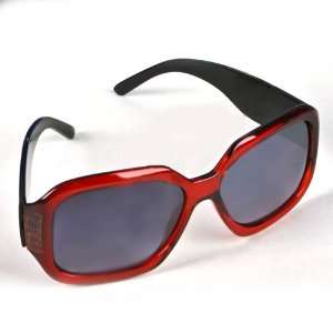  Large Burgundy Frame Dark Sunglasses [400 UV] w/ Micro 