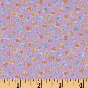   Club Dotted Squares Petunia Fabric By The Yard Arts, Crafts & Sewing