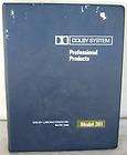 DOLBY 361 Noise Reduction System Instruction Manual