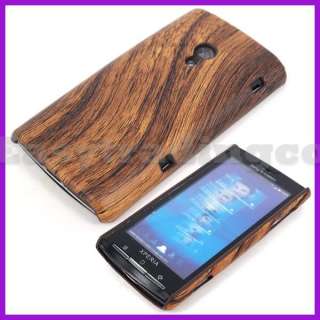 Hard Back Cover Case Sony Ericsson Xperia X10 Wood  