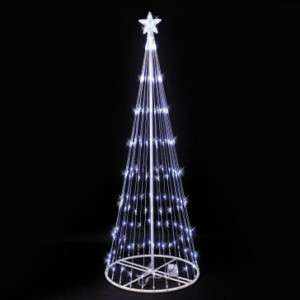 LED LIGHT SHOW TREE STAR CHRISTMAS DECORATION YARD  