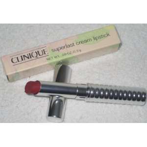  Clinique Superlast Cream Lipstick in Red Kiss   Full Size 
