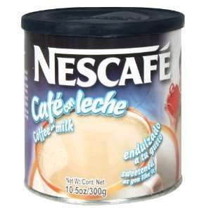 NesCafe Cafe con Leche, 10.5 Ounce Canisters (Pack of 6)