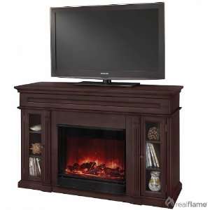  Real Flame Lannon Entertainment Center and Electric 