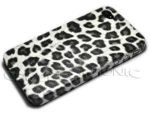 New Fur design hard leather case cover for iphone 4 4G  