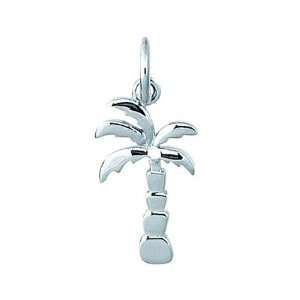  Sterling Silver Palm Tree Charm DivaDiamonds Jewelry