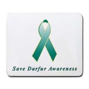  Save Darfur Awareness Ribbon Mouse Pad