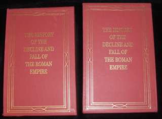   & FALL OF THE ROMAN EMPIRE Folio Society 8V Set Slipcases  