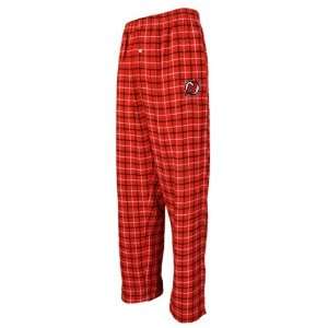 New Jersey Devils Red Plaid Gridiron Flannel Pants  Sports 