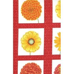  Fresh Flowers   Panel in Aster Red Patio, Lawn & Garden
