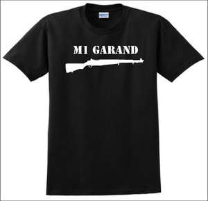 M1 GARAND Gun Logo Shirt Rifle Shotgun M L XL XXL  